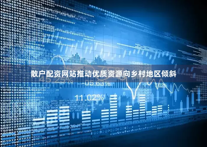 散户配资网站推动优质资源向乡村地区倾斜