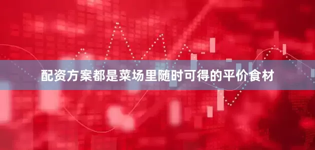 配资方案都是菜场里随时可得的平价食材