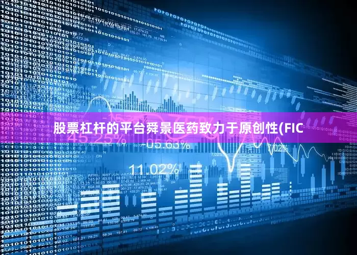 股票杠杆的平台舜景医药致力于原创性(FIC